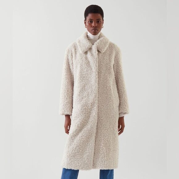 COS Faux Shearling Coat NWT - Picture 2 of 11